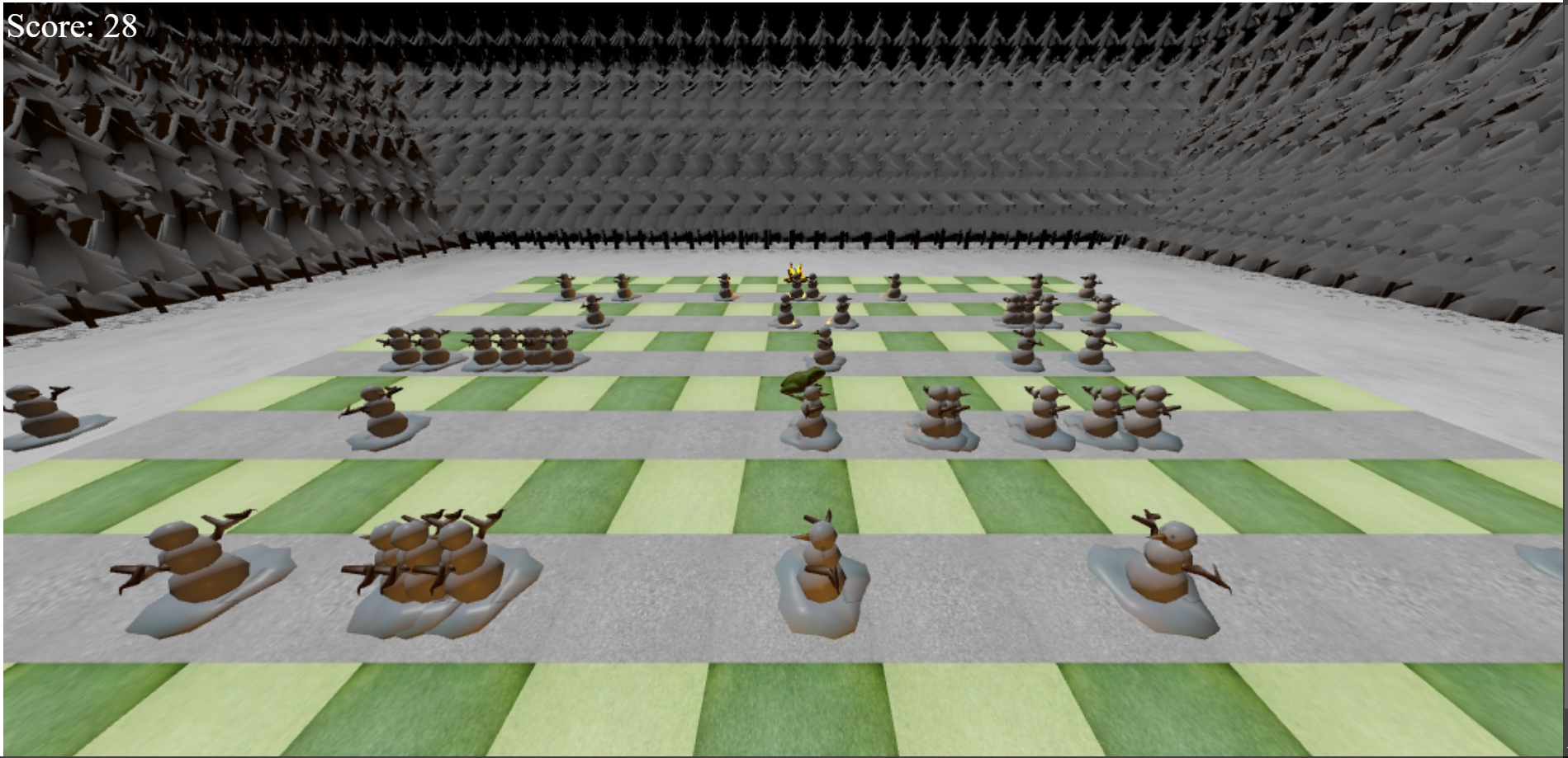 Frogger 3D Game Screenshot